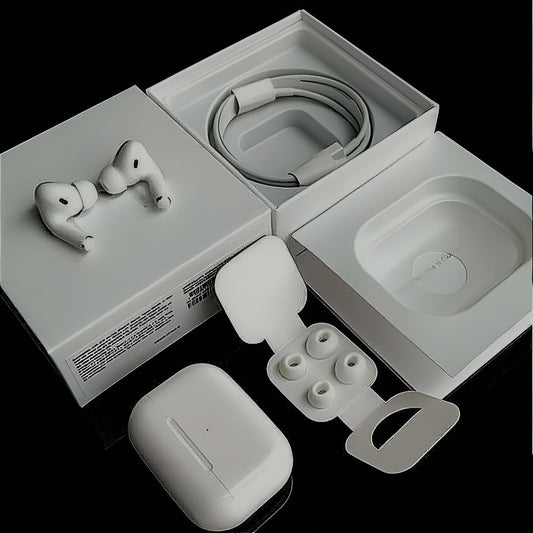 Latest_AirPods_Pro (2nd Generation) Titanium Wireless Earbuds, Bluetooth 5.0, High Quality Sound bass